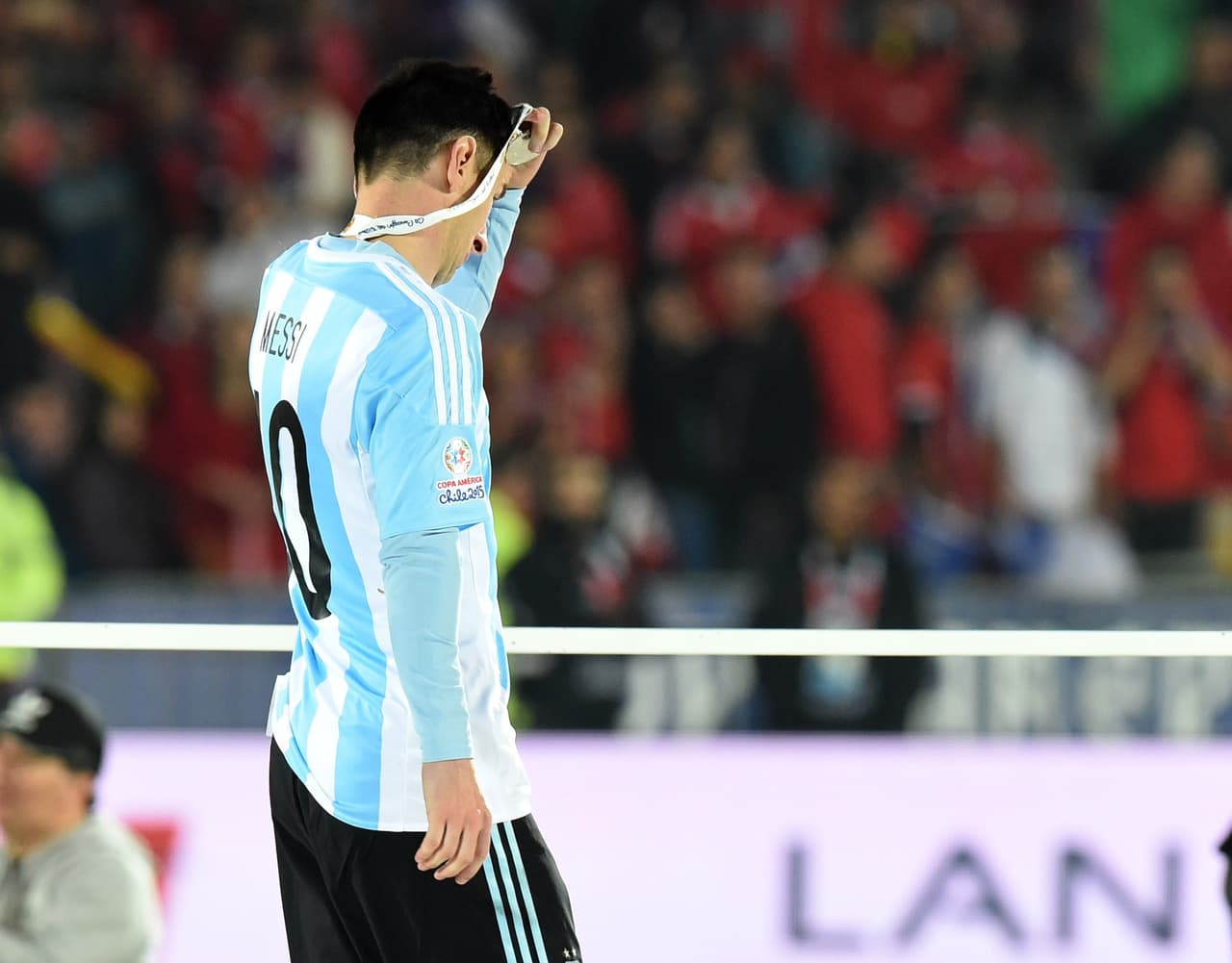 La tristeza de Messi