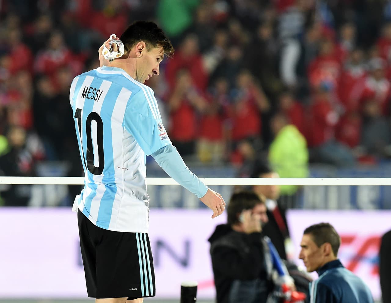 La tristeza de Messi