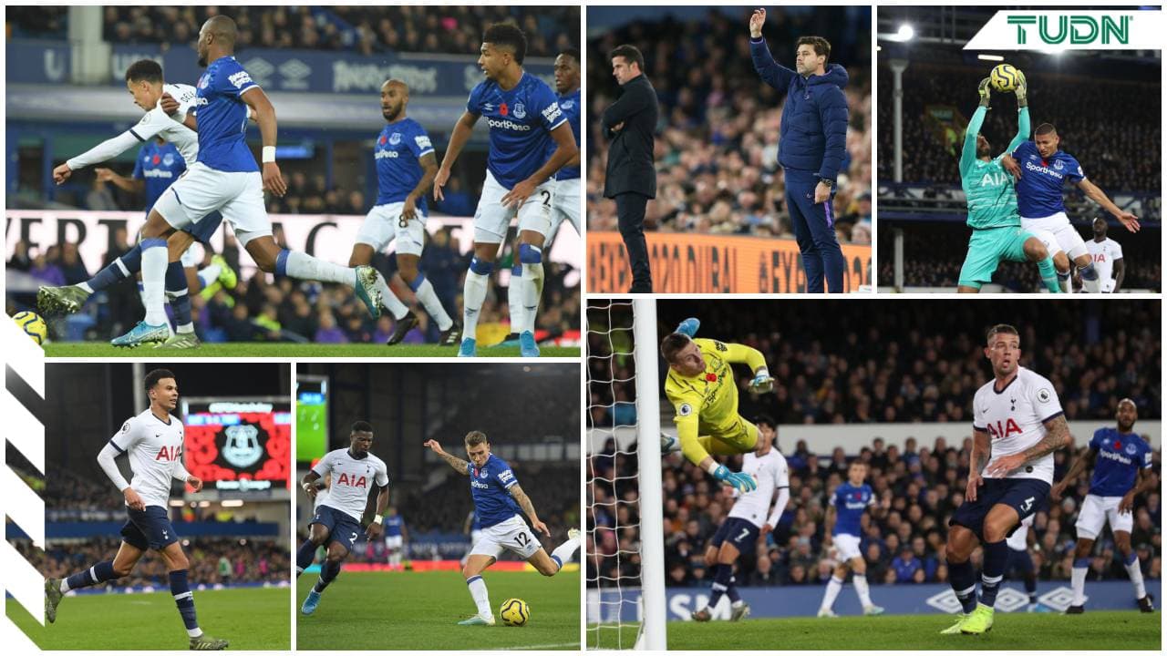 Delle Alli y Tosun hicieron los goles del 1-1. Andre Gomes salió lesionado.