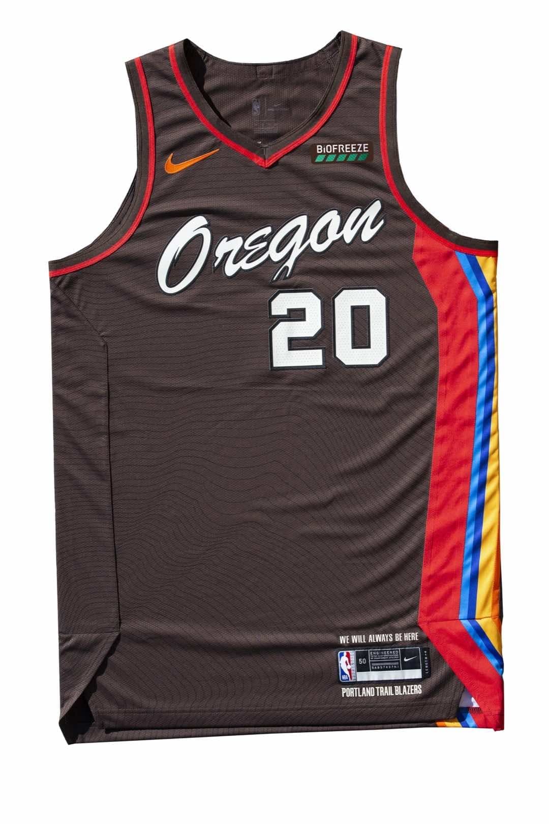 Portland Trail Blazers | Estas son las nuevas camisetas de la NBA para la 2020-21.