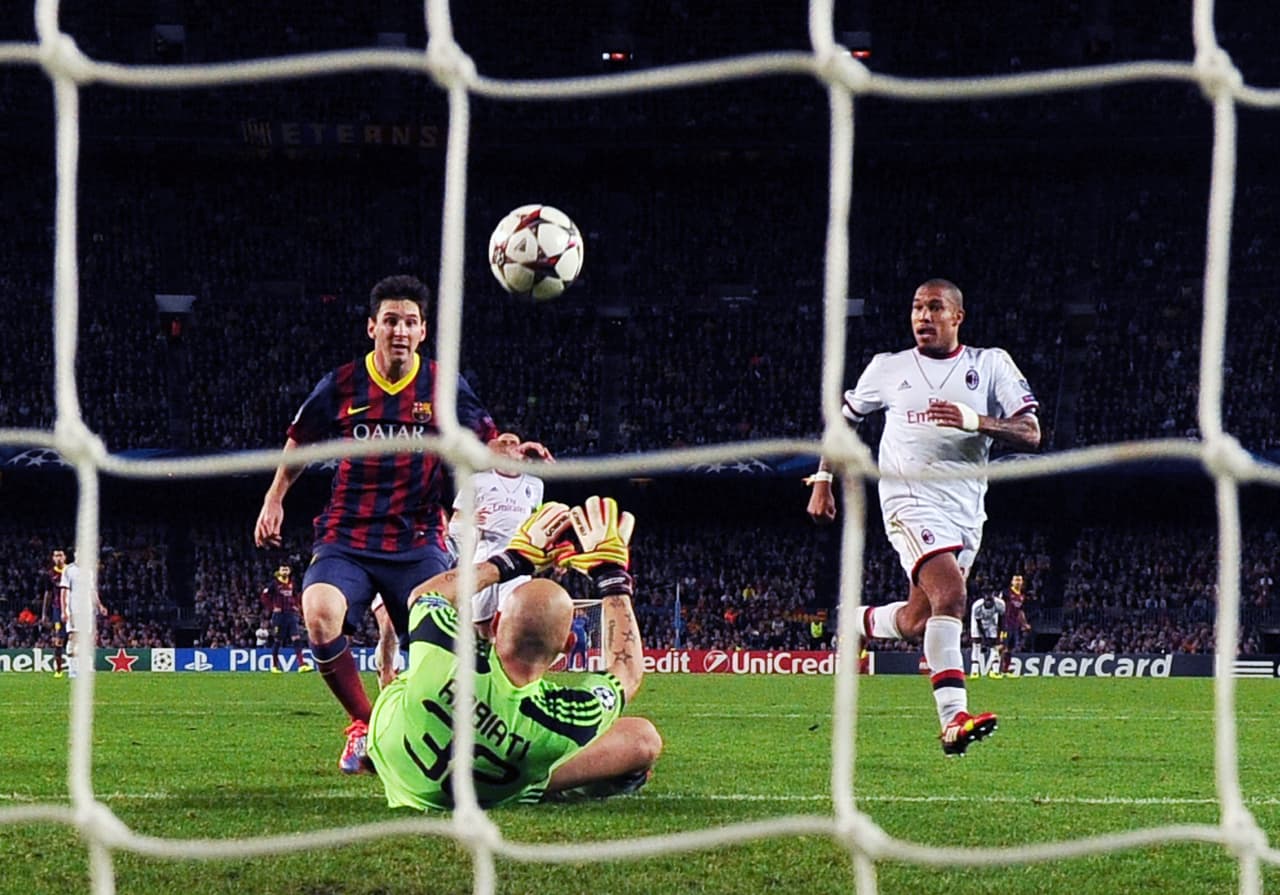 Aunque mencionar a Barcelona en una remontada de 2-0 no parece una gran proeza, es cierto que Milán demostró en la ida su capacidad defensiva y demostró las debilidades del equipos español. Sin embargo,los catalanes vencieron 4-0.