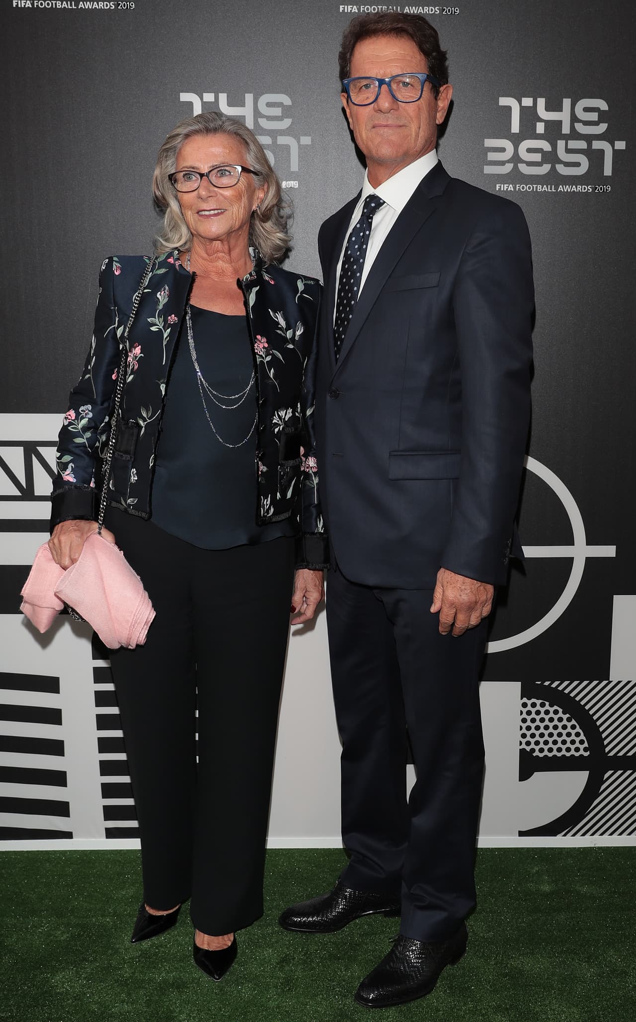 Fabio Capello y su esposa