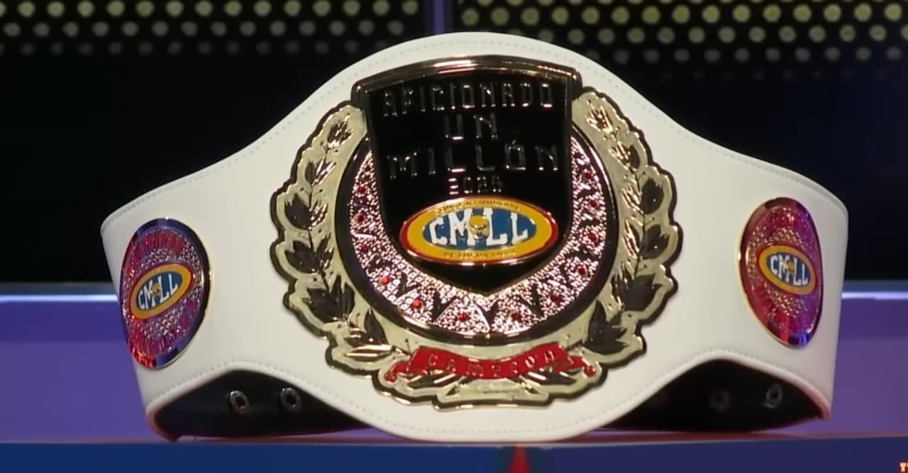 Aficionado un millón recibirá un cinturón especial del CMLL
