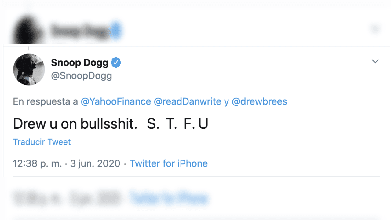 Así reaccionan deportistas y personas famosas ante las polémicas declaraciones del QB de los Saints.