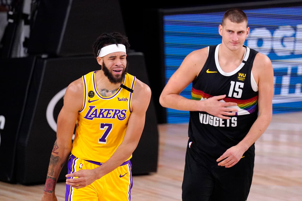 Anthony Davies vuelve a superar los 30 puntos en la victoria 114-108 de los Lakers sobre los Nuggets.