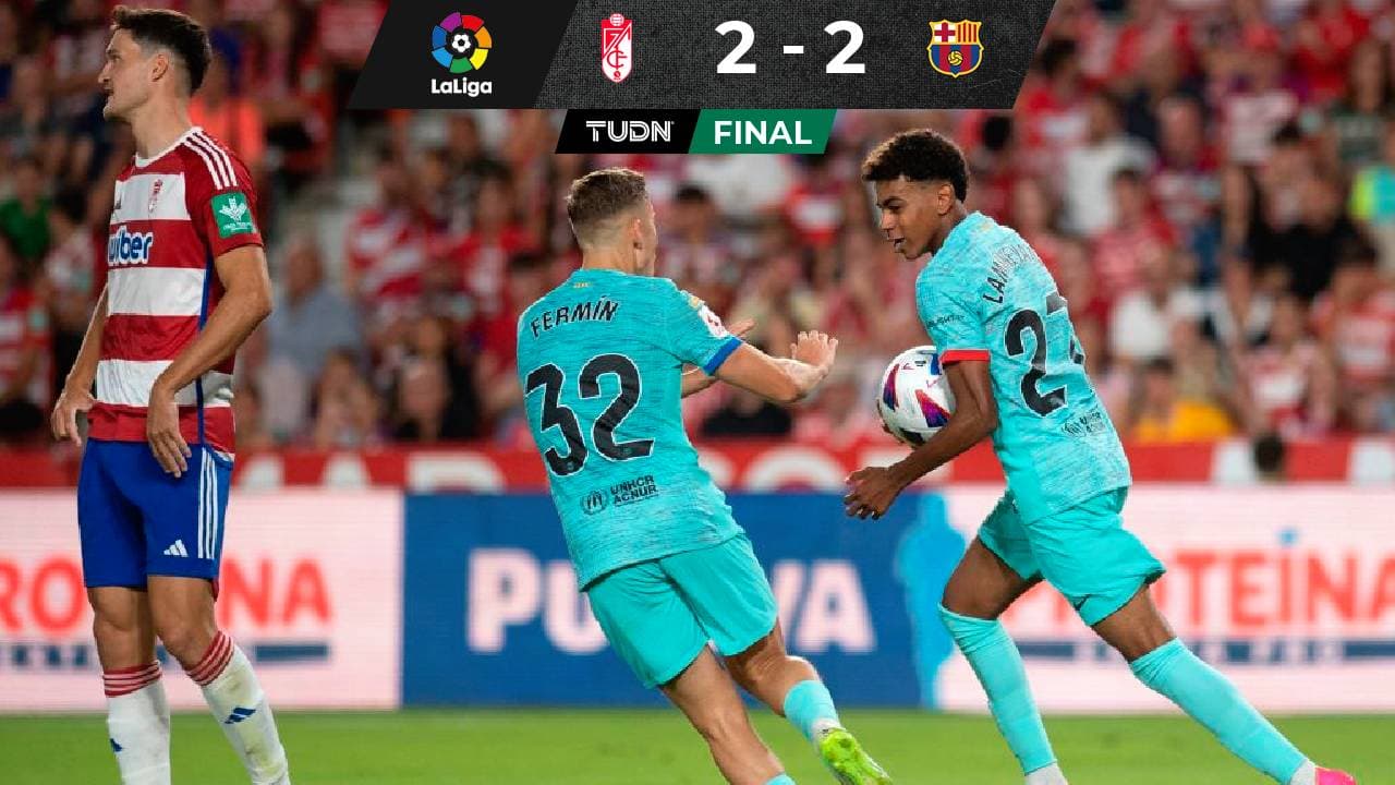 Lamine Yamal hizo historia pero Barcelona apenas empata con Granada