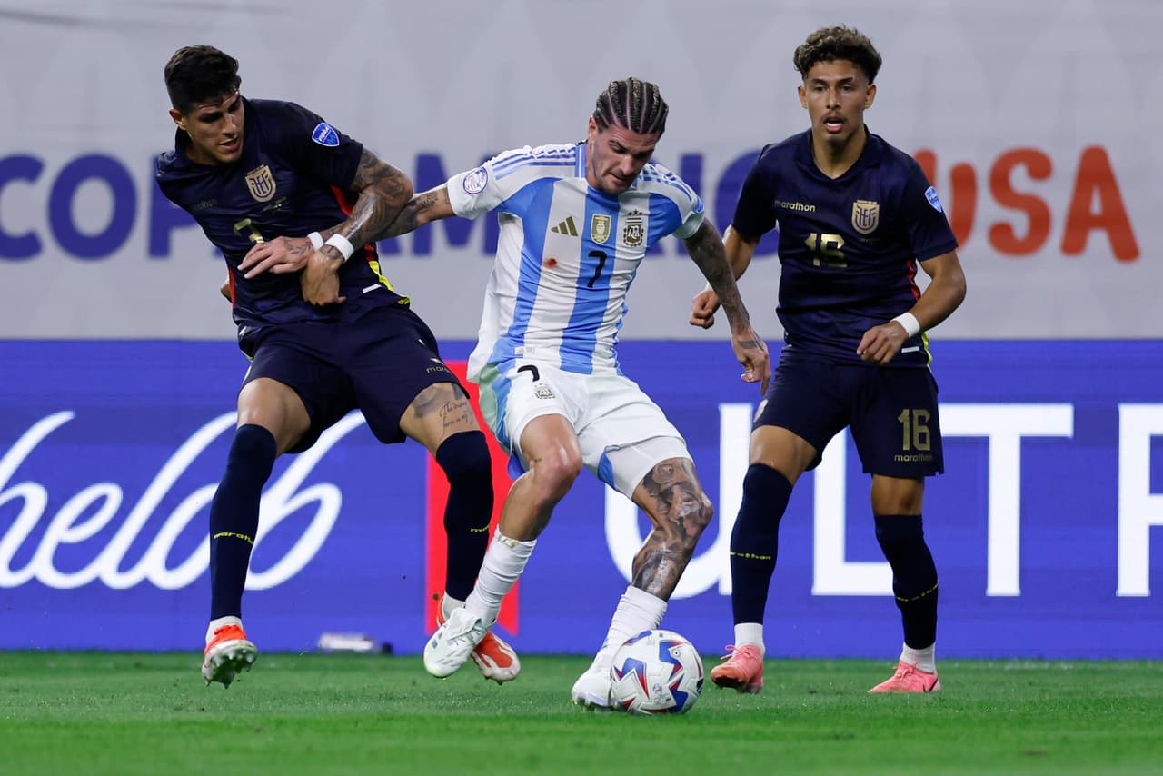 Argentina vs. Ecuador partido EN VIVO, Cuartos de Final de la Copa América 2024: Argentina logra agónico pase