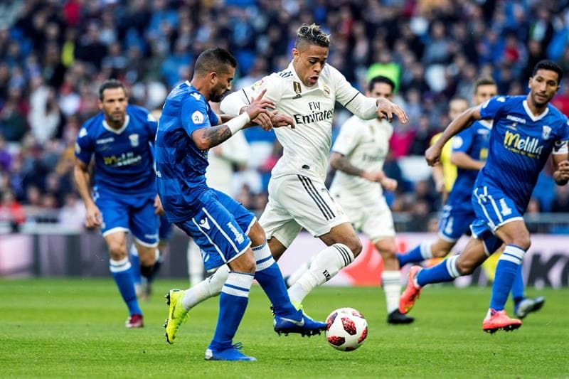 Melilla buscó alguna reacción en el Santiago Bernabéu, sin ningún éxito. Las diferencias, a pesar de que Real Madrid no tuvo a sus titulares, fue evidente.