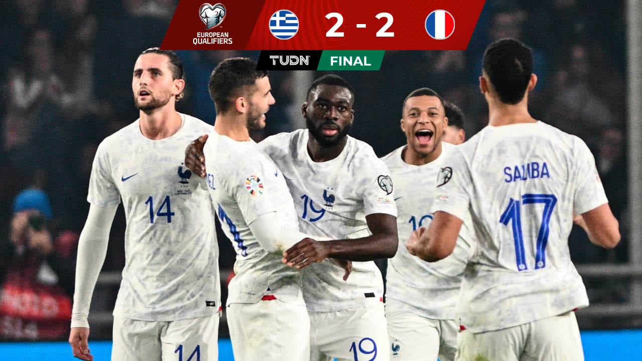 Francia empata y no logra acabar la eliminatoria rumbo a la Euro 2024 con paso perfecto