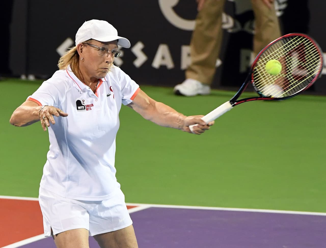 Martina Navratilova, con 18 títulos de Grand Slam, está en la historia del tenis mundial entre las mejores. Checa de nacimiento, espero a conseguir su nacionalidad estadounidense para confesar su homosexualidad. Está casada con la exmodelo rusa Julia Lemigova.