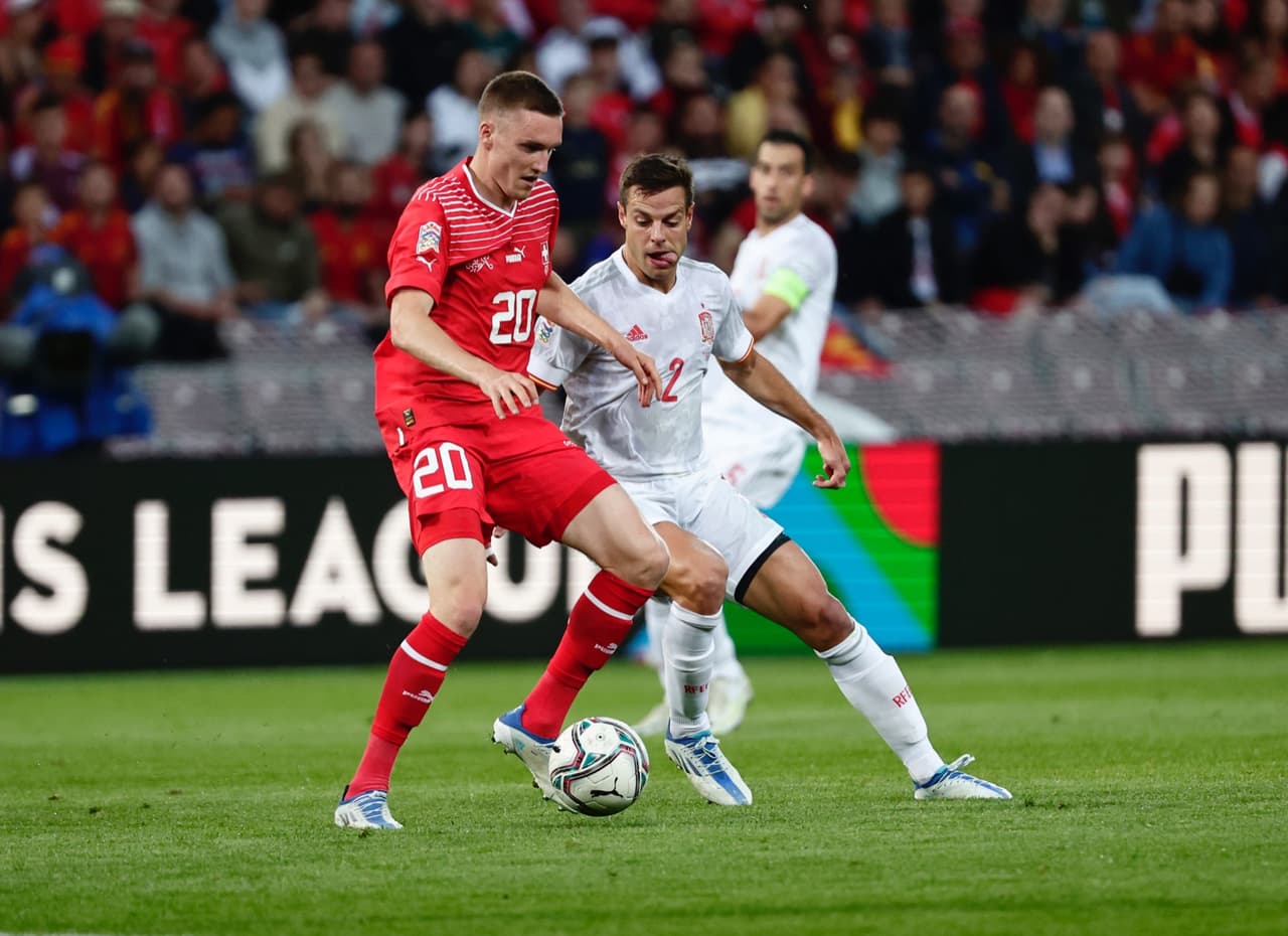 España logró un valioso triunfo en su visita a Suiza que no ha ganado un solo punto en lo que va de esta edición de la Nations League.