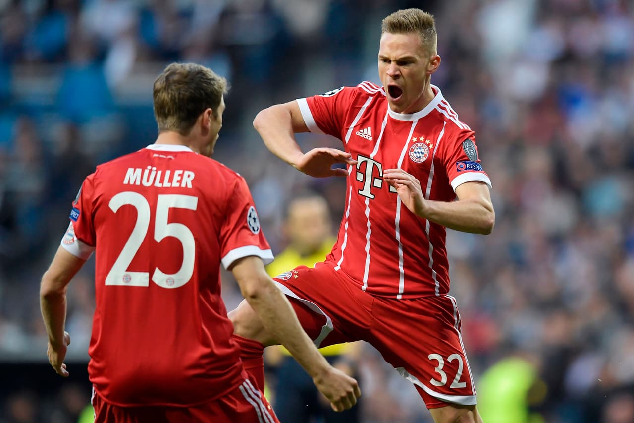 Kimmich fue el de mejor rendimiento para Bayern Munich en la serie semifinal con dos goles.