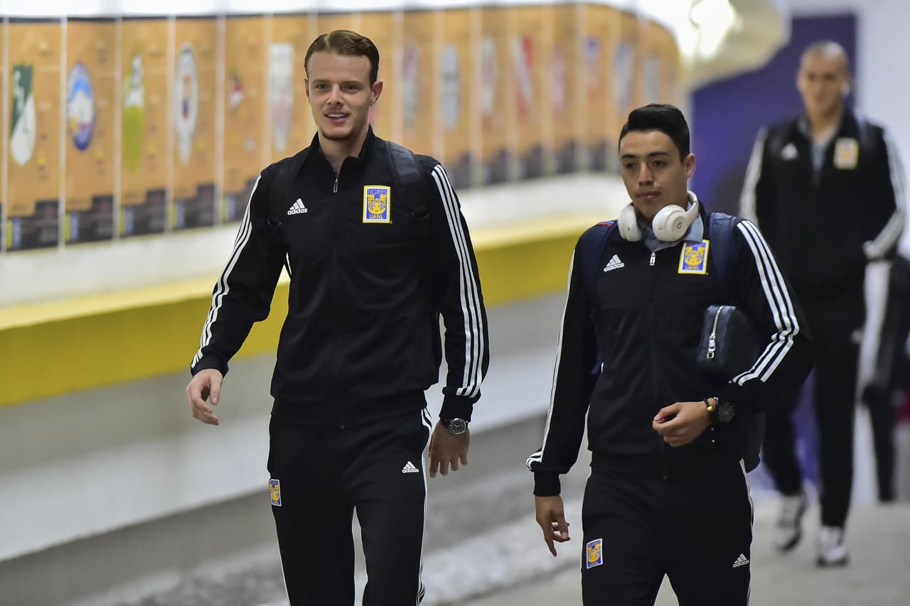 El cancerbero llegó relajado a la casa del América para disputar la ida de los cuartos de final de la Liguilla MX.