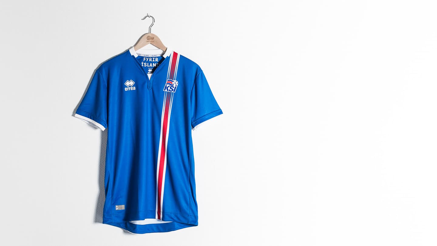 : Errea KSI Iceland Official Home Jersey S/S 18/19 : Sports &  Outdoors