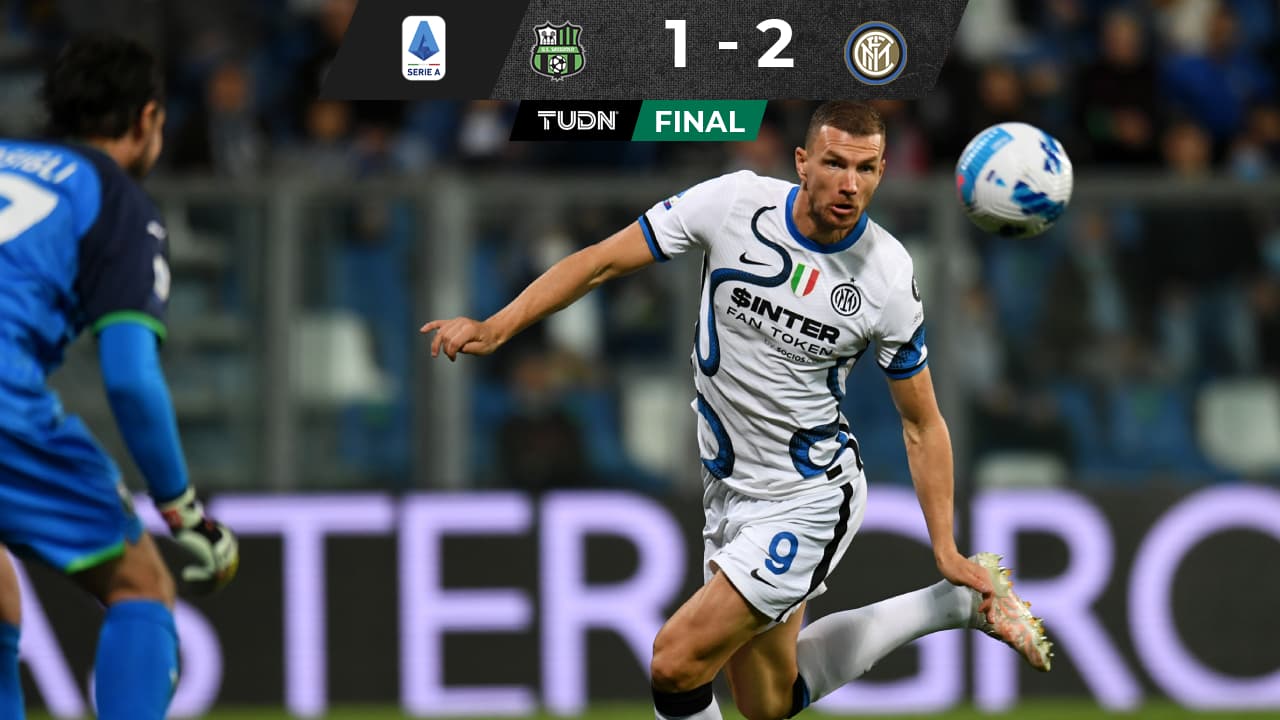 Inter de Milán le remonta al Sassuolo con un enrachado Edin Dzeko