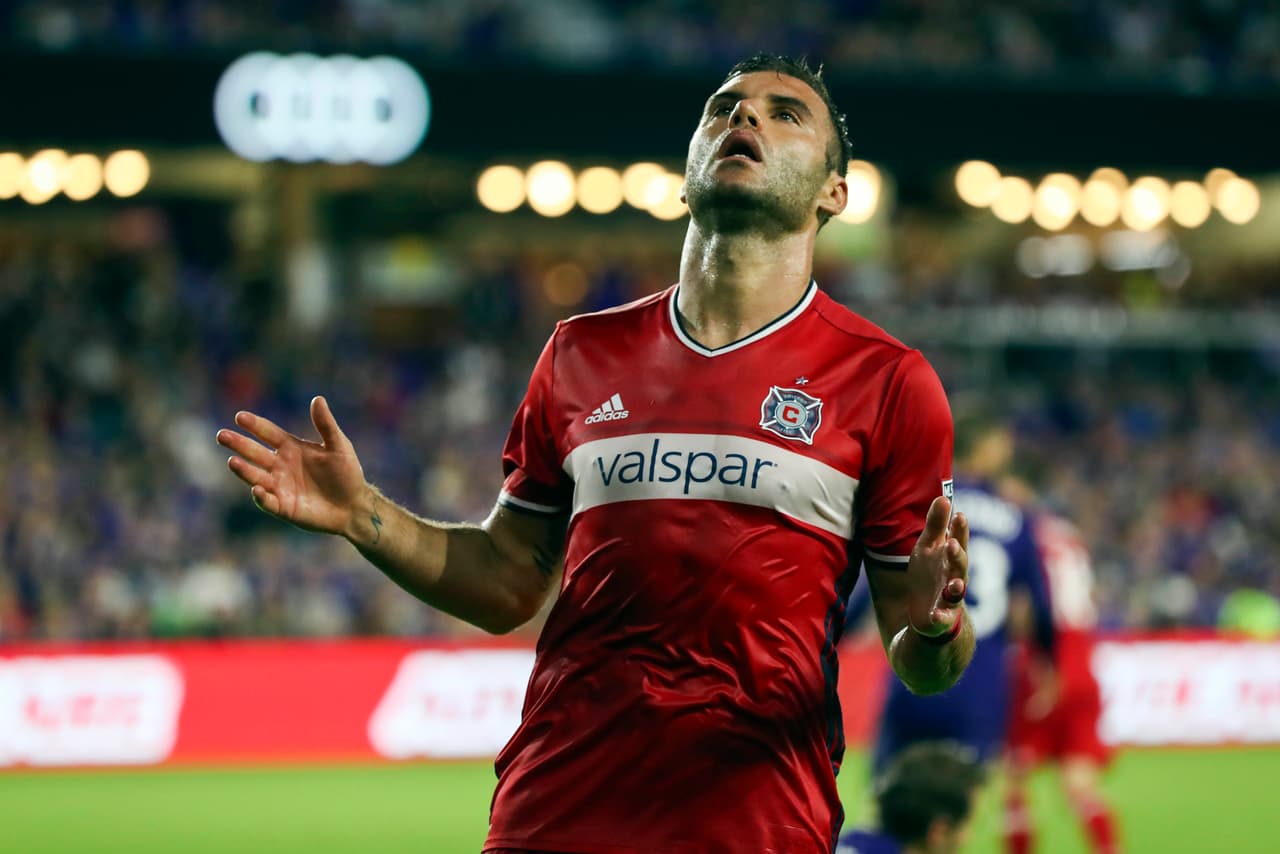 Nemanja Nikolic, delantero de Chicago Fire, fue elegido como el Jugador del Mes de mayo