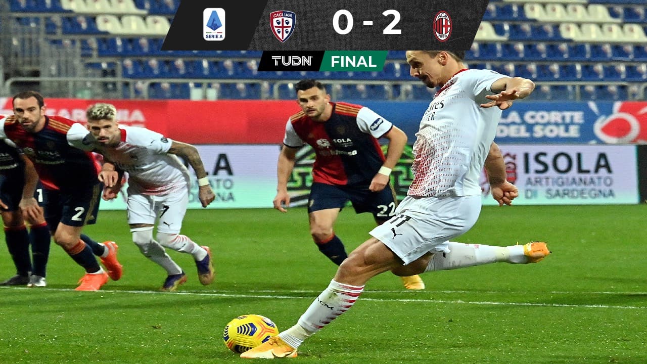 Zlatan Ibrahimovic lidera el triunfo del Milan ante Cagliari