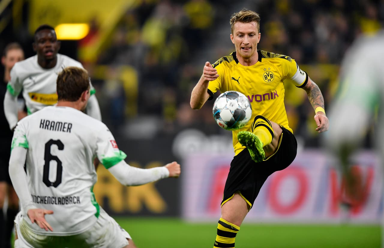 <b>7- Marco Reus (Borussia Dortmund)</b>
<br>- Goles: 11 | Asistencias: 5 | Total: 16
<br>- No por nada el Borussia marcha en la parte alta de la tabla con posibilidades de ser campeón, en ese buen funcionamiento del equipo encaja perfecto este talentoso mediocampista alemán junto a Jadon Sancho y Erling Haaland.