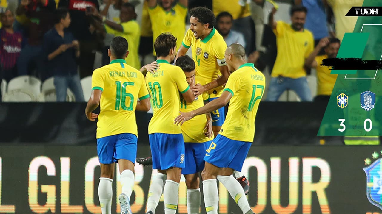 Brasil vence y convence ante Corea del Sur