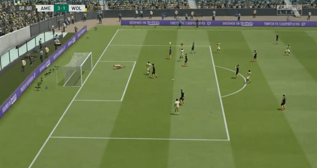 Gio dos Santos condujo al América rumbo a la victoria en el partido de ida efectuado en el Estadio Azteca donde las Águilas vapulearon 5-1 al Wolverhampton de Raúl Jiménez.