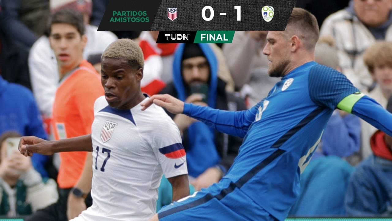 Estados Unidos, sin Cade Cowell, cayó en amistoso ante Eslovenia