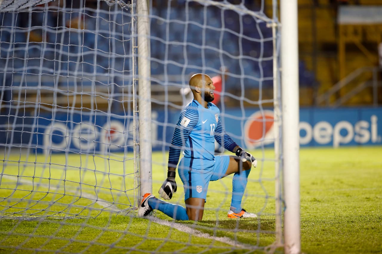 Tim Howard no pudo hacer nada en las anotaciones de Guatemala.