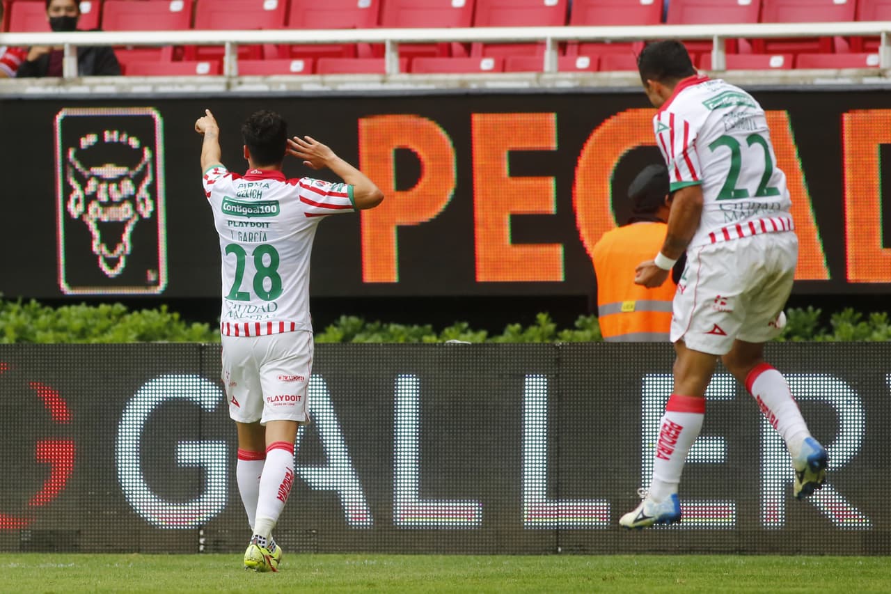 García Bañuelos anotó por segunda semana consecutiva. Son los primeros goles que hace desde que debutó en 2011.