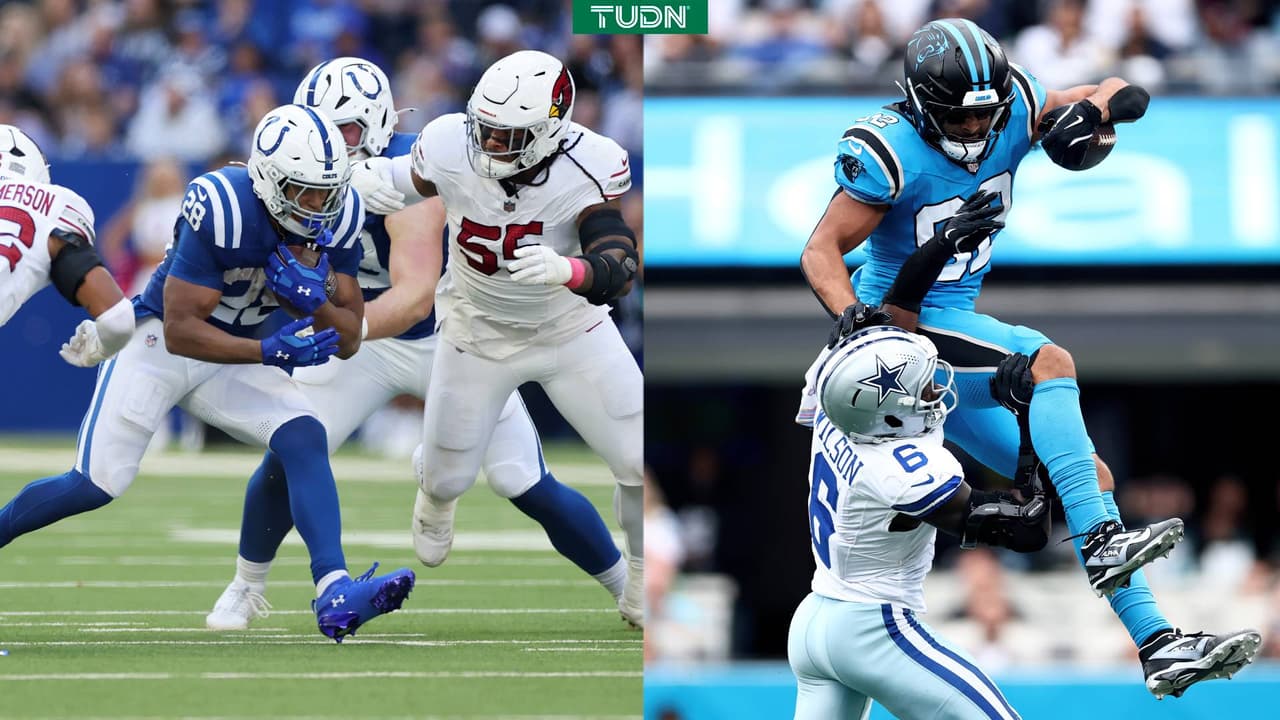 Semana 6 de la NFL, Colts sigue imparable y Panthers sorprende a Dallas