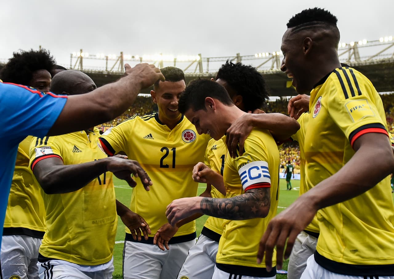 5. Colombia (Conmebol) - 1,366 puntos