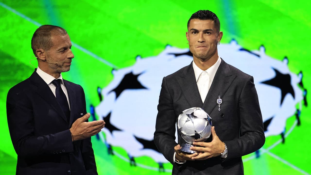 UEFA homenajea a Cristiano por ser el máximo goleador de la Champions
