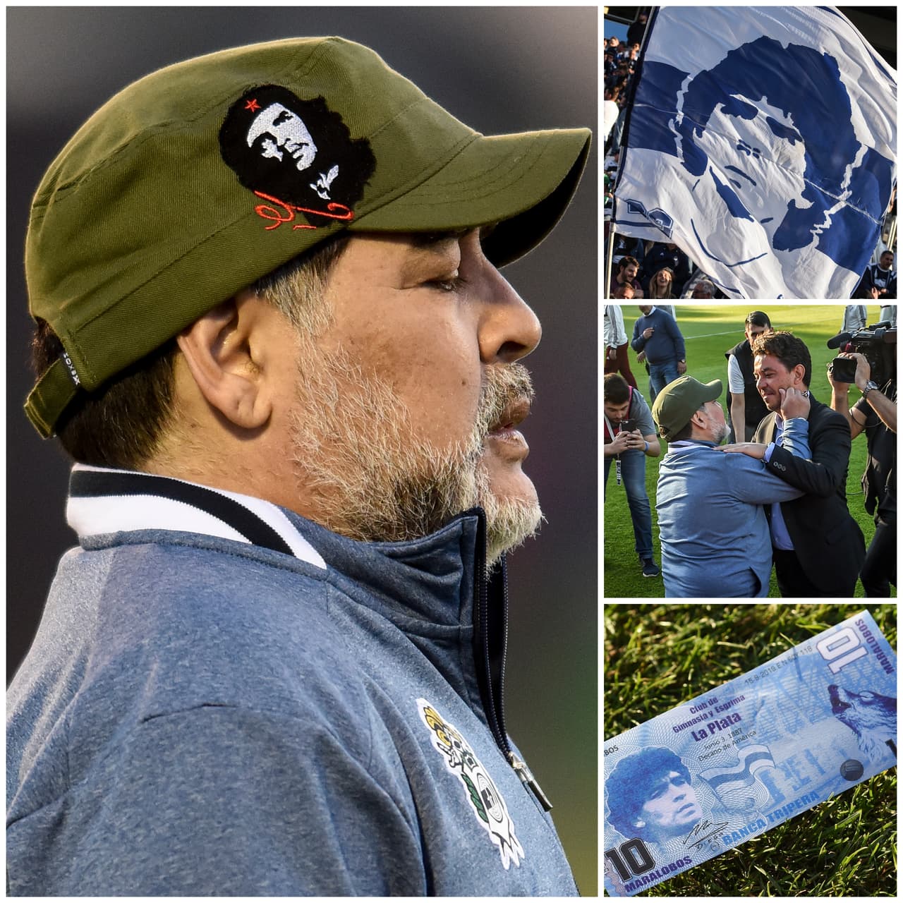 Diego Armando Maradona ligó su tercera derrota consecutiva con Gimnasia La Plata.