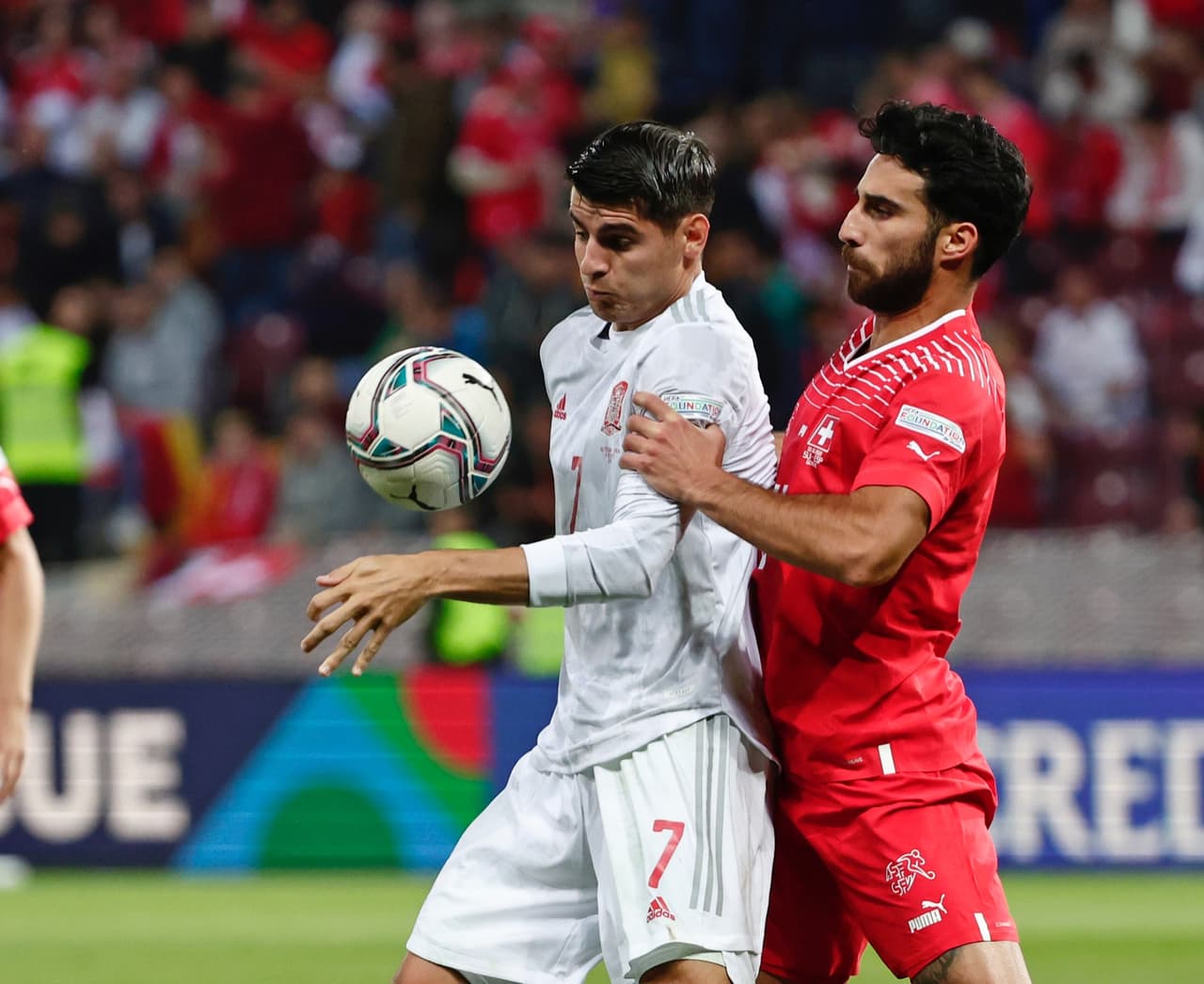 España logró un valioso triunfo en su visita a Suiza que no ha ganado un solo punto en lo que va de esta edición de la Nations League.