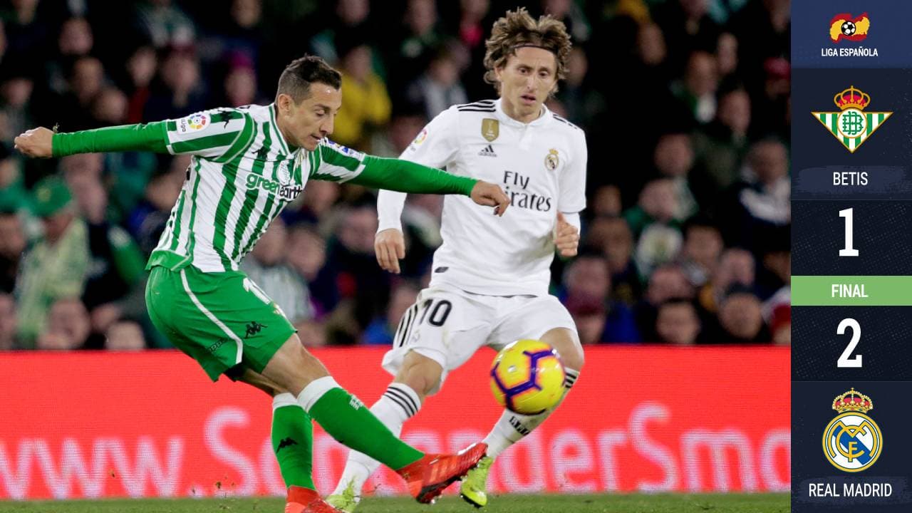 Real Madrid venció 1-2 al 'Mexican-Betis', con Andrés Guardado, pero sin Diego Lainez