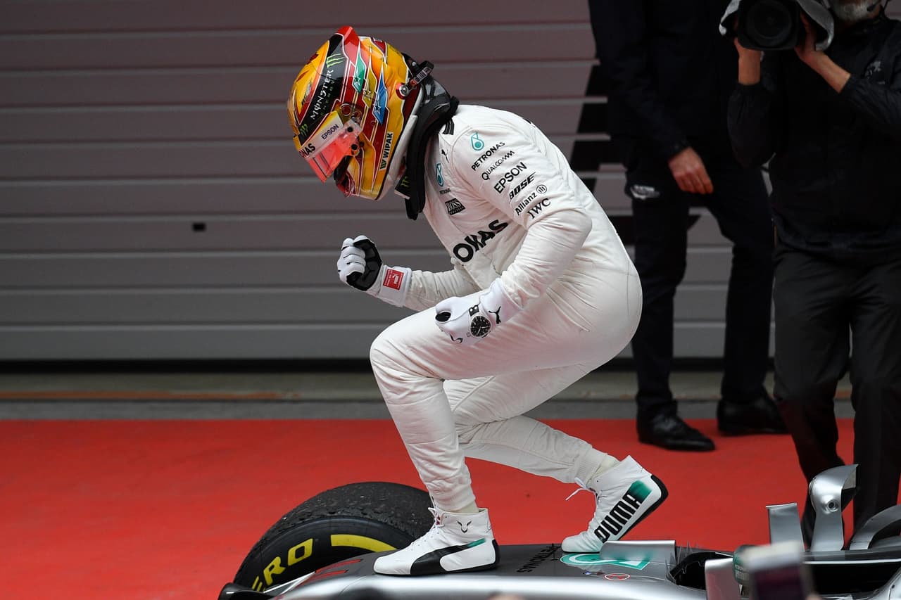 Hamilton se impuso por quinta vez en su carrera en un Gran Premio de China.