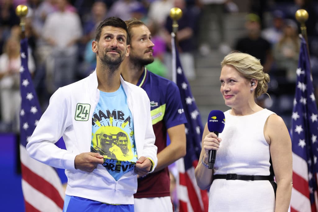 Djokovic rinde homenaje a Kobe Bryant tras ganar el US Open