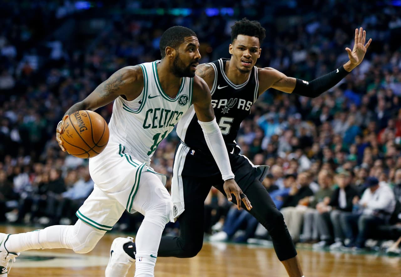 Kyrie Irving es el segundo jugador en la historia de los @celtics en registrar 150+ PTS en sus primeros siete juegos con la franquicia.