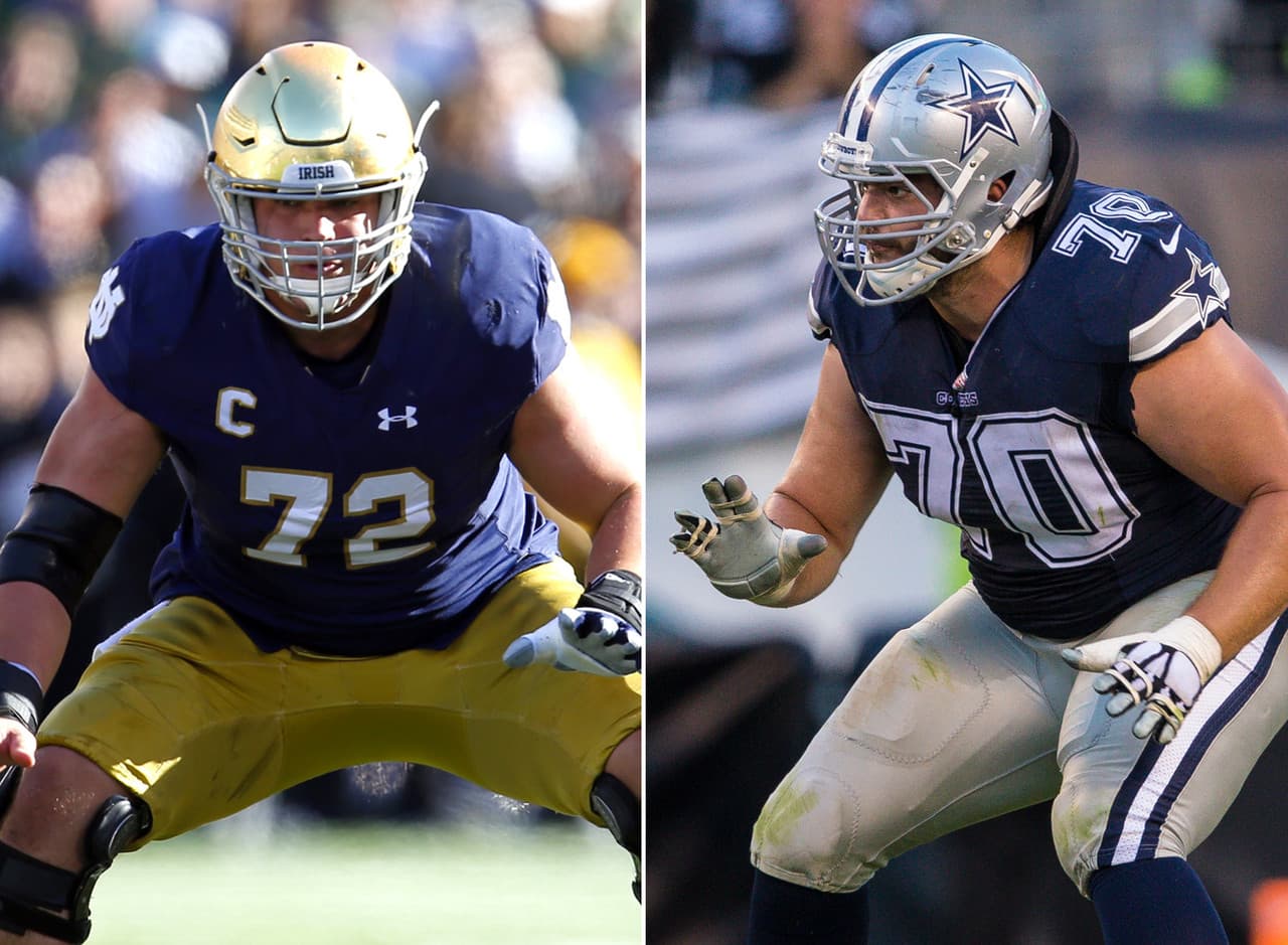 Nick Martin, OG, Notre Dame.- Su hermano Zack Martin fue una selección de primera ronda de los Dallas Cowboys en el Draft del 2014 y ha sido elegido al Pro Bowl en sus primeras dos temporadas en la NFL.