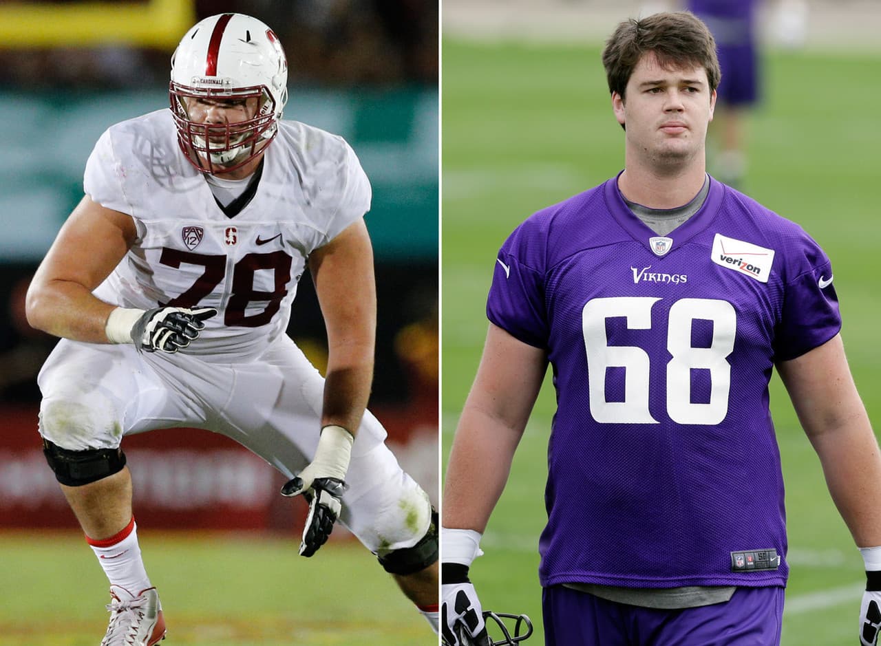 Kyle Murphy, OT, Stanford.- Su hermano Kevin Murphy jugó una temporada en la NFL con los Minnesota Vikings en 2013.