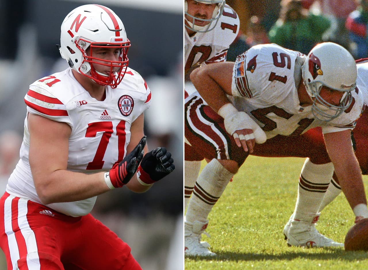 Alex Lewis, OT, Nebraska.- Su padre Bill Lewis jugó ocho campañas en la NFL, incluyendo cuatro con los Los Angeles Raiders, tres con los Phoenix Cardinals y una con los New England Patriots.
