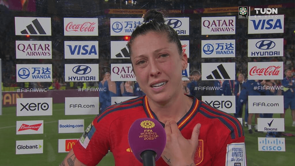 Jenni Hermoso festeja: "Somos campeonas del puto mundo"