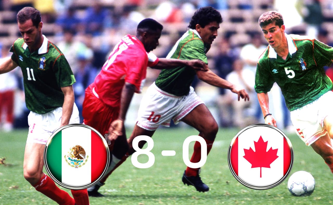 La vez que México humilló a Canadá con goleada de 8-0 en el Azteca