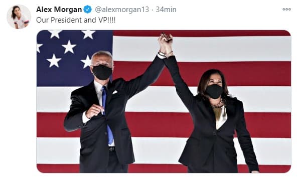 Así reaccionó el deporte a la victoria virtual de Biden | Donald Trump dejaría de ser presidente de los Estados Unidos y los atletas expresaron su sentir en redes sociales.