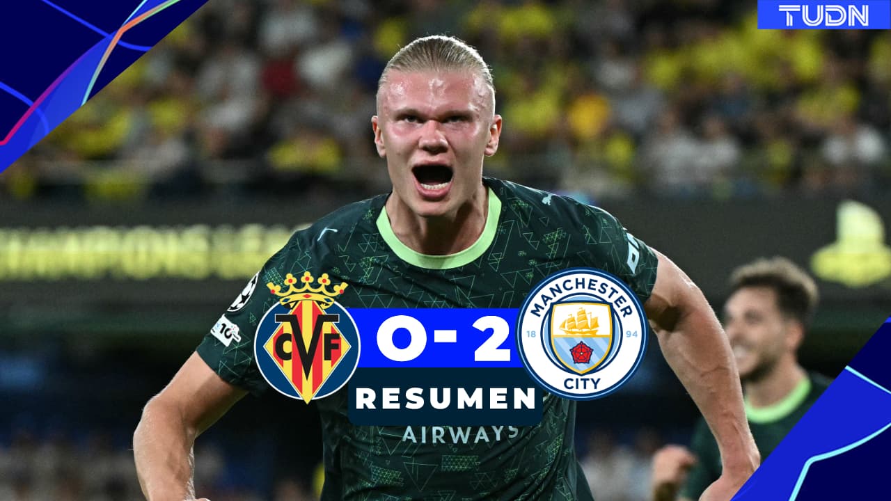 Manchester City vence al Villarreal y se mete al Top 5 de la Fase de Liga