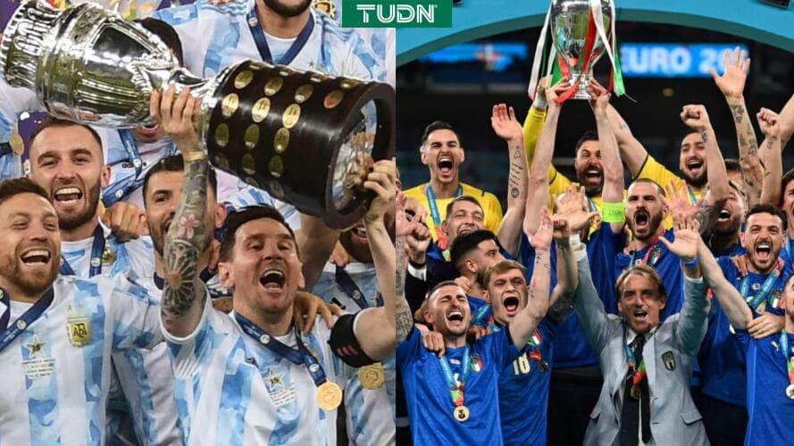 Italia-Argentina jugarán título entre campeón de la Euro y la Copa América