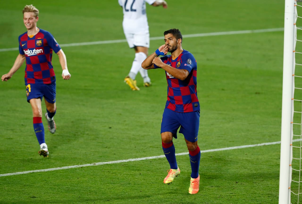 Luis Suárez no falló y marcó el tercer gol para los culés.