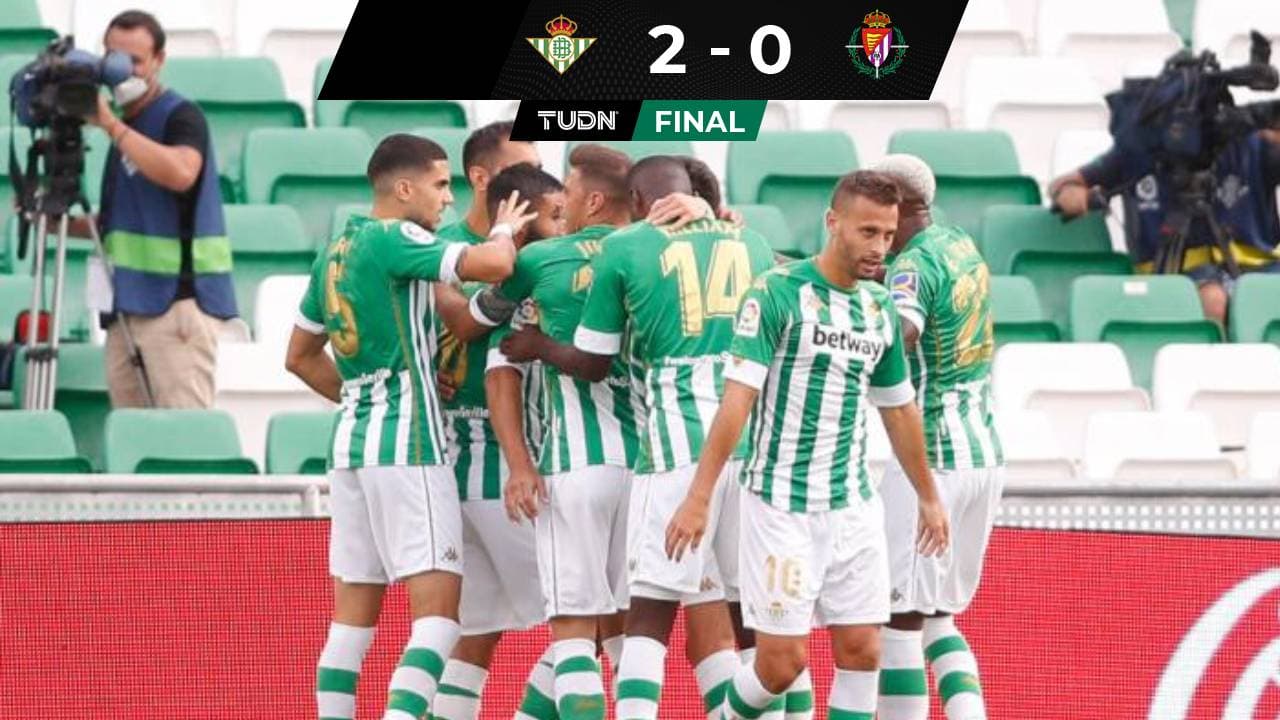 Sin los mexicanos, el Betis venció al Valladolid en su estadio
