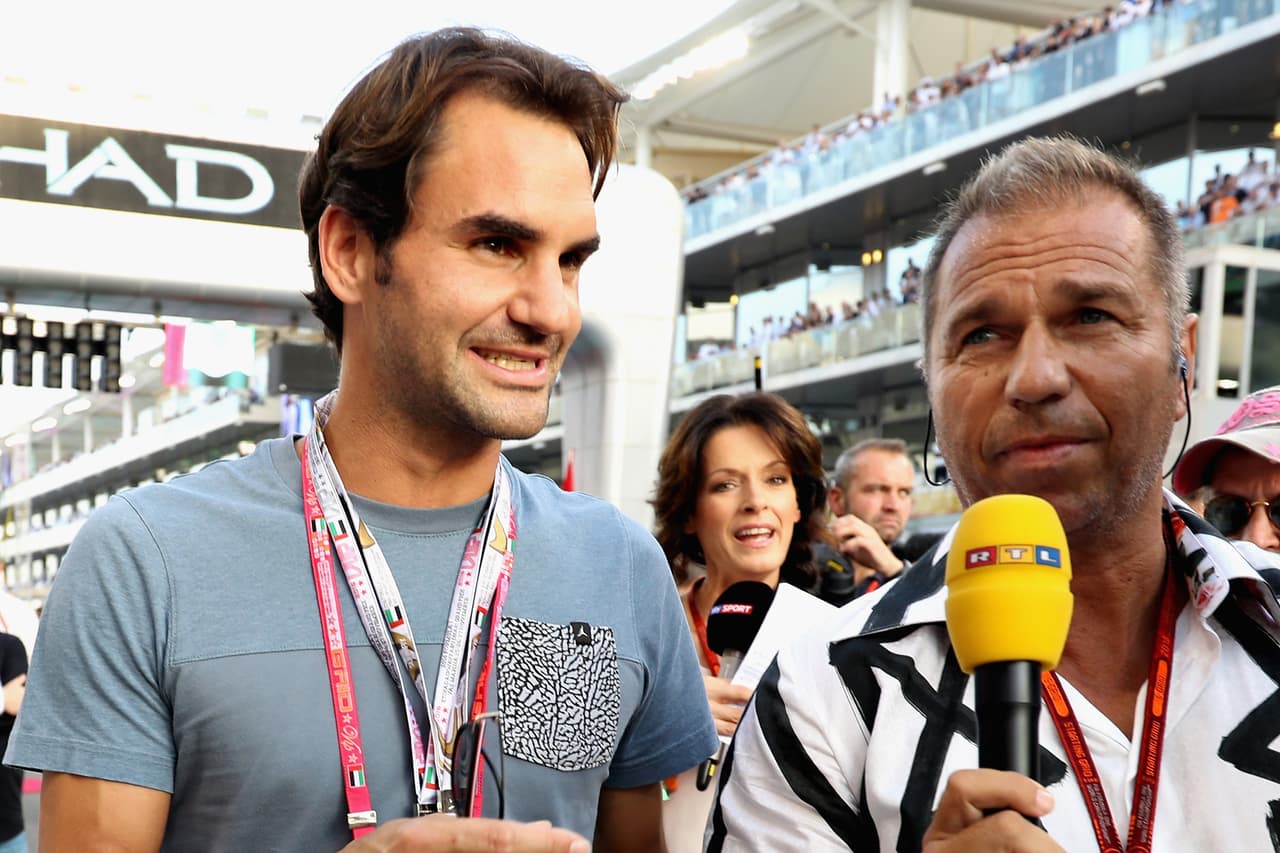 Al escenario llegaron leyendas de otros deportes como Roger Federer, espectador de lujo en la gran definición de la Fórmula 1. Era un gran momento que todos querían disfrutar.