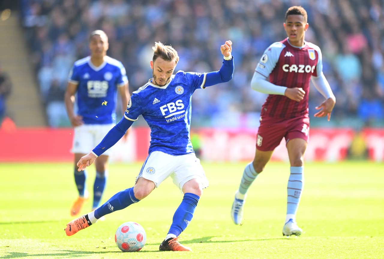 Leicester City y Aston Villa empataron 0-0 en la Jornada 34.