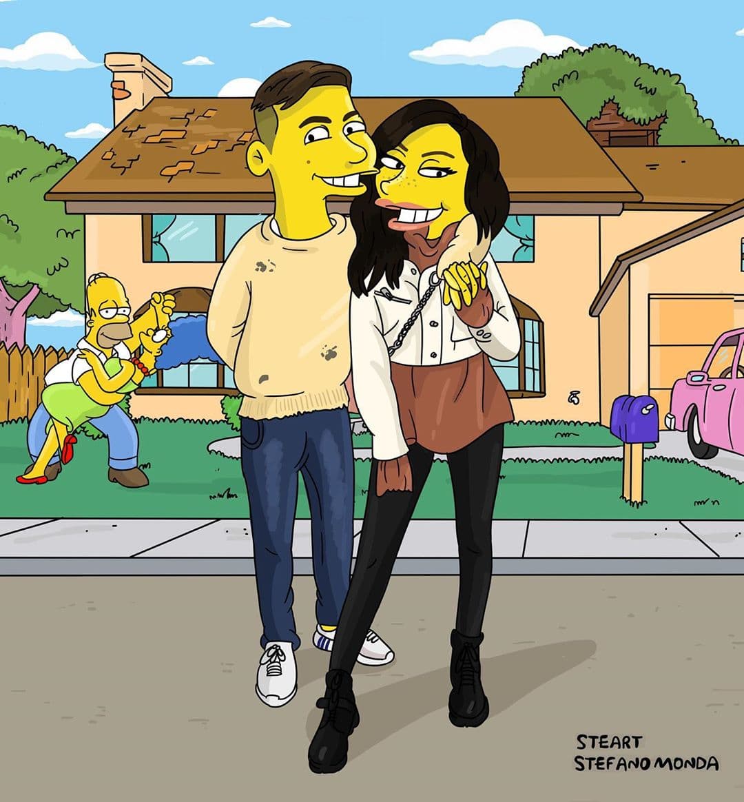 La 'Joya' de la Juventus, Paulo Dybala con su novia Oriana.