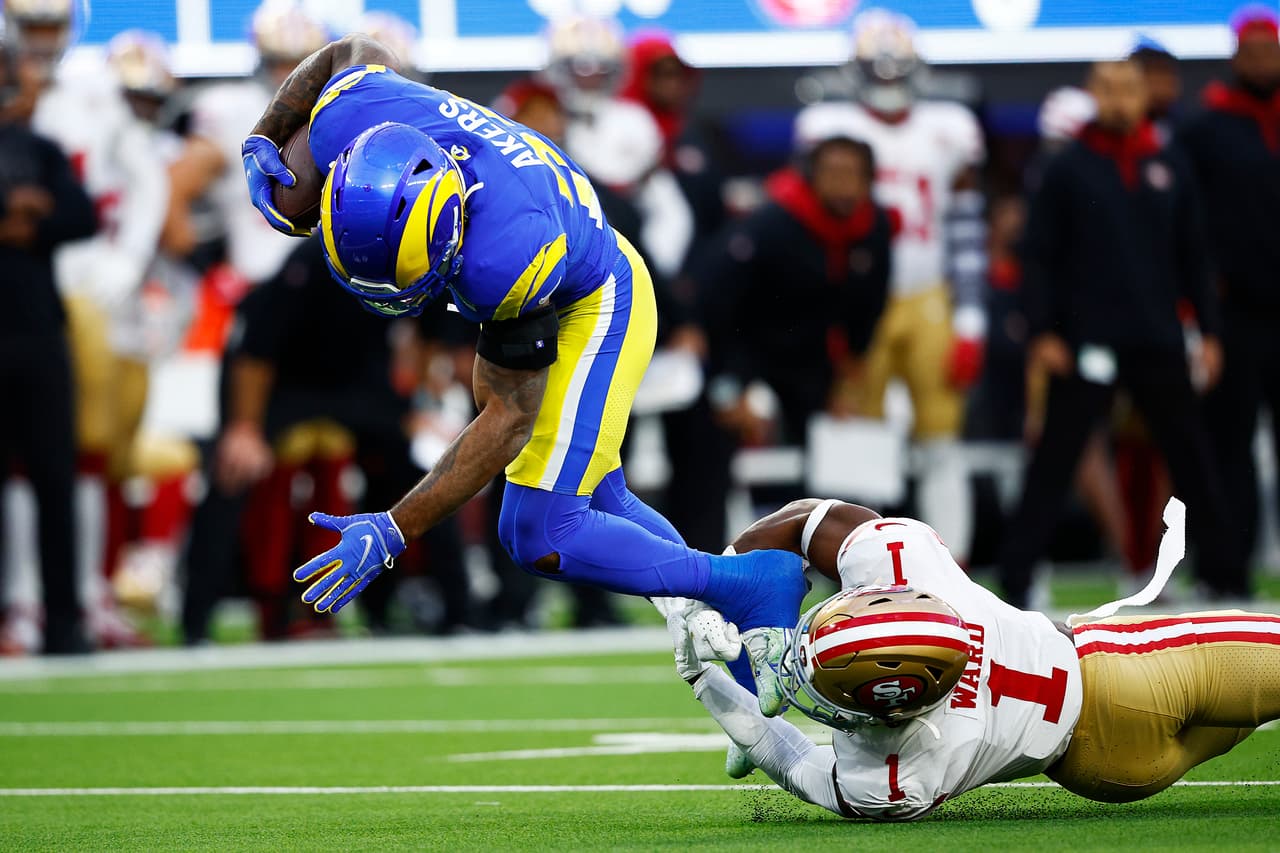 Los San Francisco 49ers se enfrentaron a Los Angeles Rams en la Final de la Conferencia Nacional.